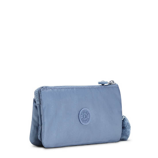 Kipling Creativity Large Classic Pouches Moon Blue Patch | CA 1721LI